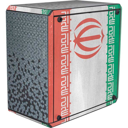 Iran Flag Distressed Cooler Master MasterBox Q300L Mini Tower Skin
